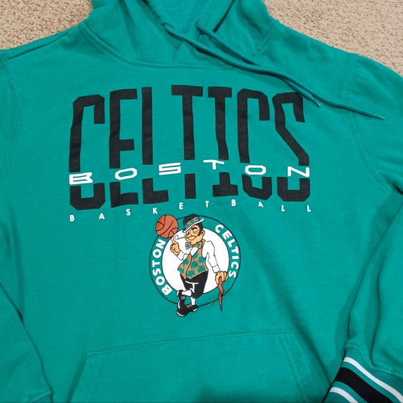 Boston Celtics Green Hoodie Mens Size S - Picture 2 of 8